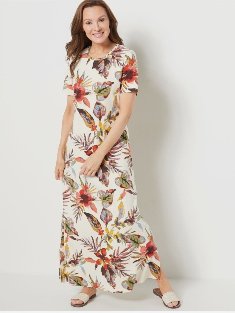 Women’s Short Sleeve Maxi Dress
